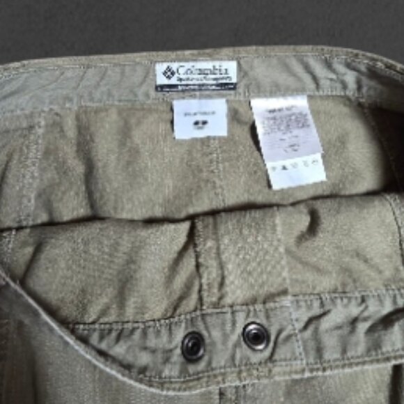 Khaki COLUMBIA Cargo skirt sz 8 - Picture 2 of 8